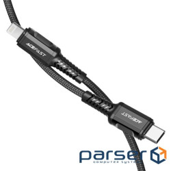 Кабель ACEFAST C1-01 USB-C to Lightning aluminum alloy Black (AFC1-01B)