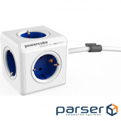 Extension cord ALLOCACO PowerCube Extended Blue, 5 sockets, 1.5m (1300BL/DEEXPC)