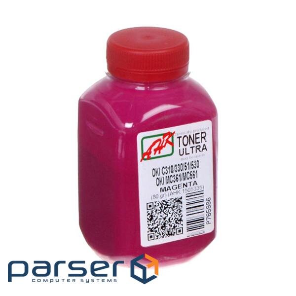 Тонер OKI C310/330/510/530, ULTRA COLOR, 80г Magenta AHK (1505335)