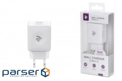 Charger 2E Wall for 2 USB - DC5.0V/4.2 A, white (2E-WC4USB-W)