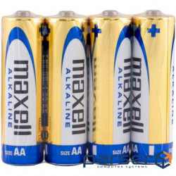 Battery MAXELL Alkaline AA 4pcs/pack (M-790223.04.CN) (4902580163013)