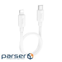 Кабель HOCO X96 Hyper PD charging data cable iP (L=0.25M) White (6942007609371)