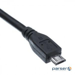 Cable USB 2.0 AM to microB (M) 1.8m, AWG28 2xShielded D=4.2mm Cu (78.01.4424-300)