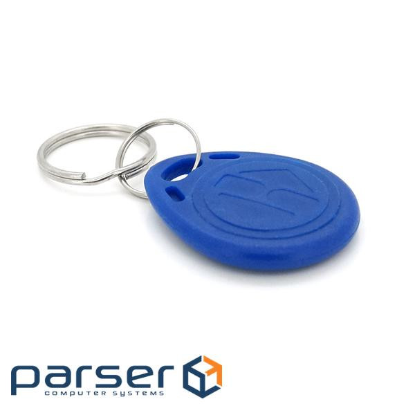Безконтактний брелок ID Em-Marine 125 КГц (TK4100) (ДЛЯ ПЕРЕЗАПИСУ) колір синій (EM4101) (EM4101)