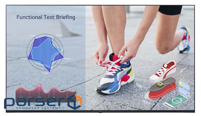 Дисплей 55" LG 55UL3J UHD 400nit 16/7 webOS WiFi (55UL3J-M)