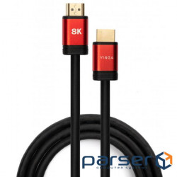 Multimedia cable HDMI to HDMI 1.8m v2.1 8K Vinga (VCPHDMIMM211.8)