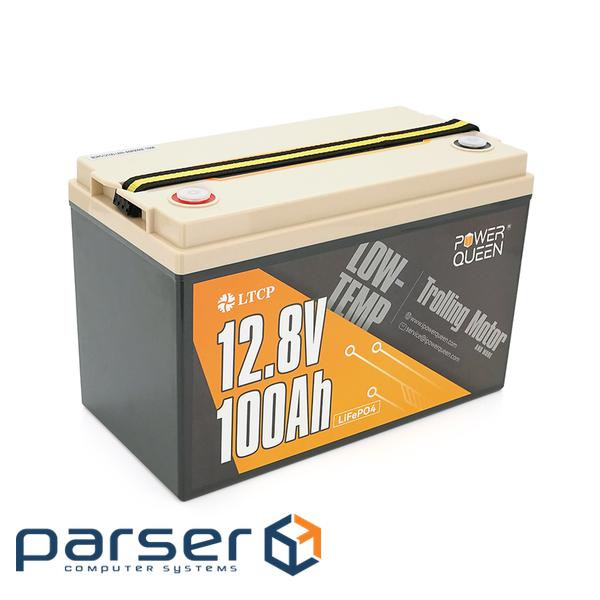 Акумуляторна батарея LiFePO4 Power Queen 12.8V 100Ah Low-Temp ,1280Wh, BMS (PowerQueen-128V100Ah-LT)