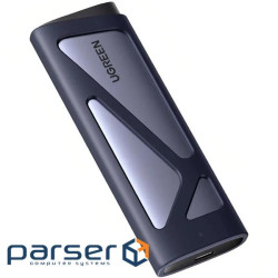 Кишеня зовнішня Ugreen USB 3.2 Gen 2 to M.2 NVMe/SATA 10Gbps UASP TRIM CM767 gray (15813)