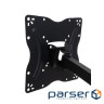 Кріплення для телевізора ТV3 BLACK, 13"-55", до 30 кг, VESA від 75*75 до 200*200, Поворо (TV3 Black)