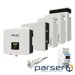 Solax 3.1 kit: 5 kW single-phase hybrid inverter, with 17.4 kWh battery (21272)