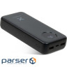 Батарея універсальна Vinga 20000 mAh 22.5W Display Black (VPBB2022)