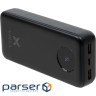 Батарея універсальна Vinga 20000 mAh 22.5W Display Black (VPBB2022)