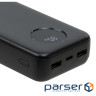 Батарея універсальна Vinga 20000 mAh 22.5W Display Black (VPBB2022)