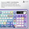 Бездротова механічна клавіатура Ajazz AK980 V2 Maillard switches Purple White Blue (AK980-V2-M-PWB)