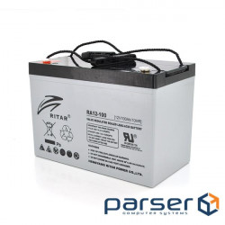 Аккумуляторная батарея AGM RITAR RA12-100S, Gray Case, 12V 100.0Ah ( 307 x 169 x 215 ) Q1