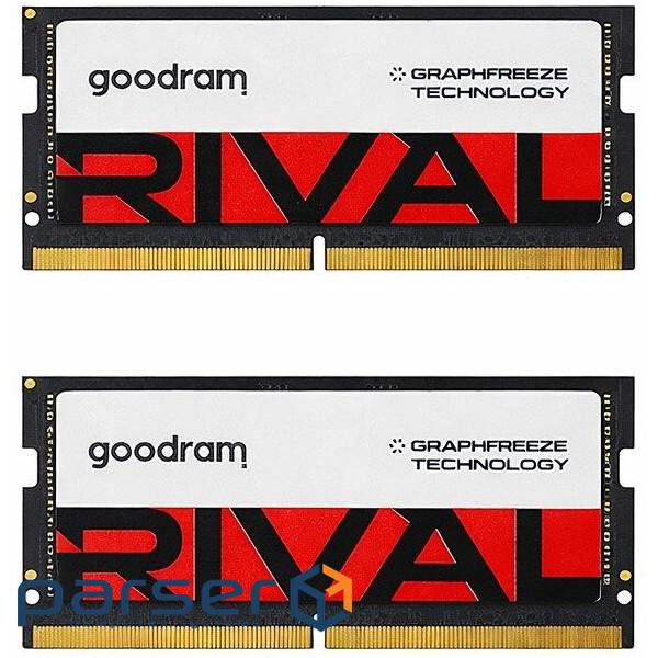 Модуль памяти SO-DIMM DDR5 2x16GB/5600 Goodram Rival (GGEES5-56L40S/32GDC)