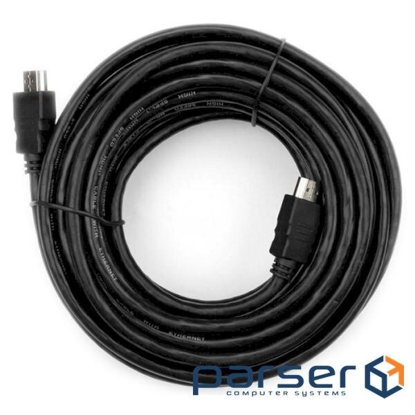 Кабель мультимедійний HDMI to HDMI 10 m V2.0 Vinga (VCPDCHDMI2MM10BK)