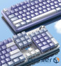 Клавіатура Aula F2088 Pro Mechanical White/Violet + 9 Purple keys KRGD Blue USB UA (6948391234915)