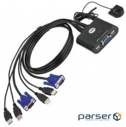 KVM-комутатор з кабелем USB (CS22U-A7)