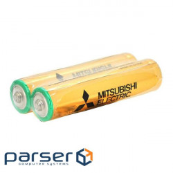 Лужна Батарейка MITSUBISHI 1.5V AAA/ LR03, 2S shrink pack, 400pcs/ ctn (MS/LR03GK/2SNBC)