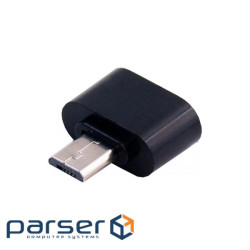 Перехідник OTG USB 2.0 AM to Micro 5P white Dengos (ADP-008-WHITE)