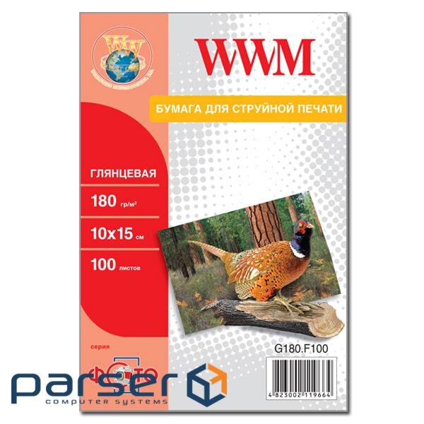 Photo paper WWM 10x15 (G180.F100)