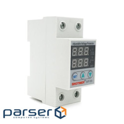 Захисне реле з контролем струму та напруги SVP-916, 40A, 220В, на DIN-рейку, 36х65х 85 (SVP-916-40A)