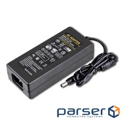 Імпульсний адаптер живлення YM-2440 24В 4А (96Вт) штекер 5,5 / 2,5 + шнур живлення, довжина 1,10м, L , L