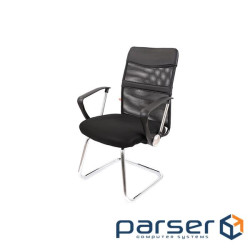 Офісне крісло Аклас Вест CF New (XY-611-1G) Чорний (Чорний) ) (00143105)