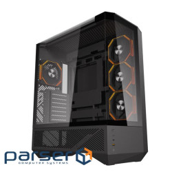 Корпус ATX W/O PSU DY460 BLACK DARK FLASH