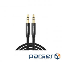 Кабель UGREEN AV112 mini-jack 3.5 мм 1м Black (50361)