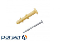 Дюбель-гвоздь швидкого монтажу APRO, грибок 6*40 (100 шт .) Q50 (SMTG-60040)