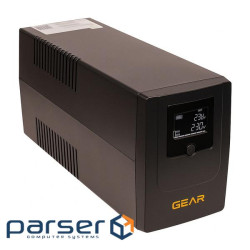 Пристрій безперебійного живлення GEAR GU-1200PLCD