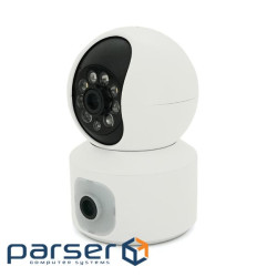 2+2 Мп Wi-Fi відеокамера внутрішня з двома об&apos,єктивами SD / карта PiPo PP-IPC28D2MP15 (YT01439)