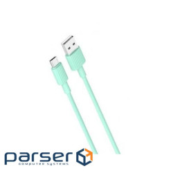 Дата кабель USB 2.0 AM to Micro 5P 1.0m 2.4A green XO (NB156-M-GR)