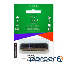Флеш-накопичувач USB 32GB T&G 012 Classic Series Black (TG012-32GBBK)
