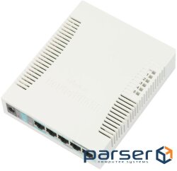 Network switch Cisco SG350X-48-K9-EU Тип - управляемый 3-го уровня, форм-фактор - в стойку, количество портов - 54, порты - SFP+, Gigabit Ethernet, комбинированный, возможность удаленного управления - управляемый, коммутационная способность - 176 Гбит/ с, размер таблицы МАС-адресов - 64000 Кб, корпус - Металический, 48x10/ 100/ 1000TX, 2хSFP+ Mikrotik RB260GS (CSS106-5G-1S)