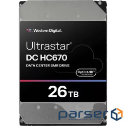 Жорсткий диск 3.5" 26TB Ultrastar DC HC670 WD (0F61452 / WSH722626ALN607)