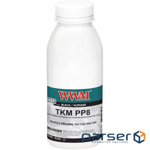 Тонер Konica Minolta PP8/1100/1200/1300, 90г Black WWM (WWM-PP8-90)