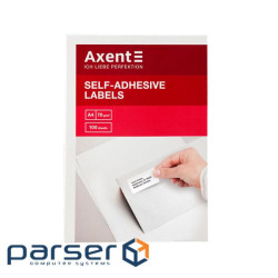 Етикетка самоклеюча Axent 70x37 (24 на листі) с/кл (100 листів) (2465-A)