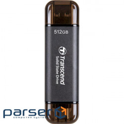 Портативний SSD TRANSCEND ESD310C 512GB USB3.2 Gen2 (TS512GESD310C)