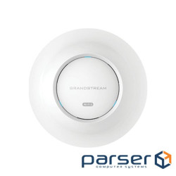 Grandstream GWN7664E, Indoor AX6000 Wi-Fi 6 Access Point, 4x4:4 2.4/5G, 2x 2.5GbE, PoE, up to 175m c