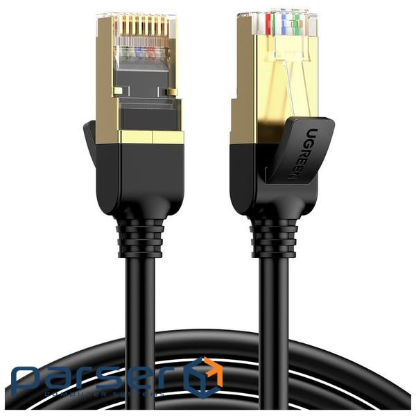 Патч-корд 15м, F/FTP cat 7 RJ-45 black Ugreen (U_11274)