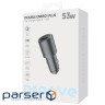 Автомобільне ЗУ Proove Double Energy Plus 53W (USB + Type-C) metal gray  (ACDE53110004  metal gray)