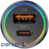 Автомобільне ЗУ Proove Double Energy Plus 53W (USB + Type-C) metal gray  (ACDE53110004  metal gray)