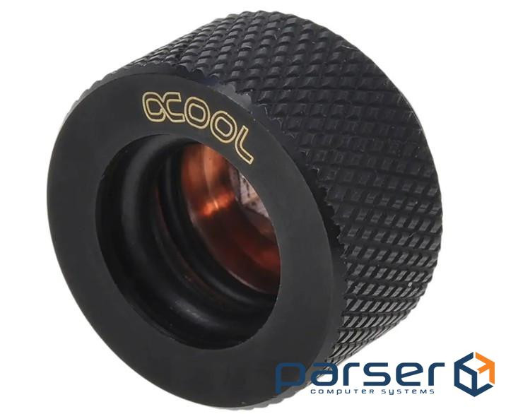 Фітинг Alphacool HT 13mm HardTube compression fitting G1/4 - knurled - deep black (17189)