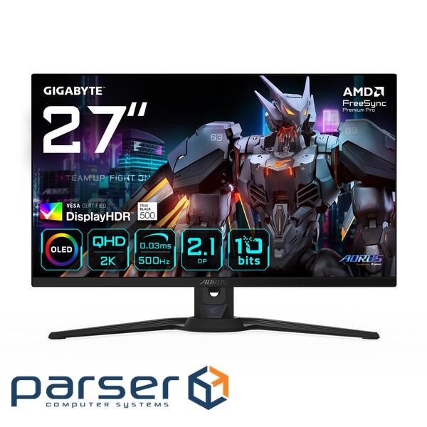 Монітор 27" AORUS FO27Q5P EK GIGABYTE