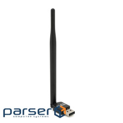 Бездротовий мережний адаптер з антеною Wi-Fi-USB LV-UW11RK-5DB RTL8188, 150Mbps, 2.4 GHz, Win10 / 8.