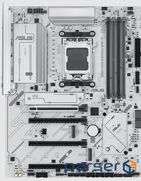 Материнcька плата ASUS B850 MAX GAMING sAM5 B850 4xDDR5 M.2 HDMI DP ATX