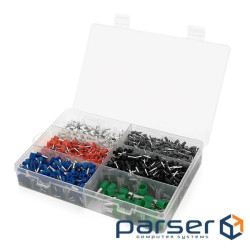 Набір кабельних наконечників VE2120 (Е1510-400 шт,Е1008-400 шт,Е0508-400 шт, Е7508-600шт, Е16-12-20ш 